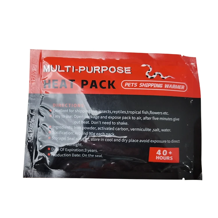 Portable heat pack pet transport 40/72/110 hours Disposable Heat Pack shipping warmer warmer patch