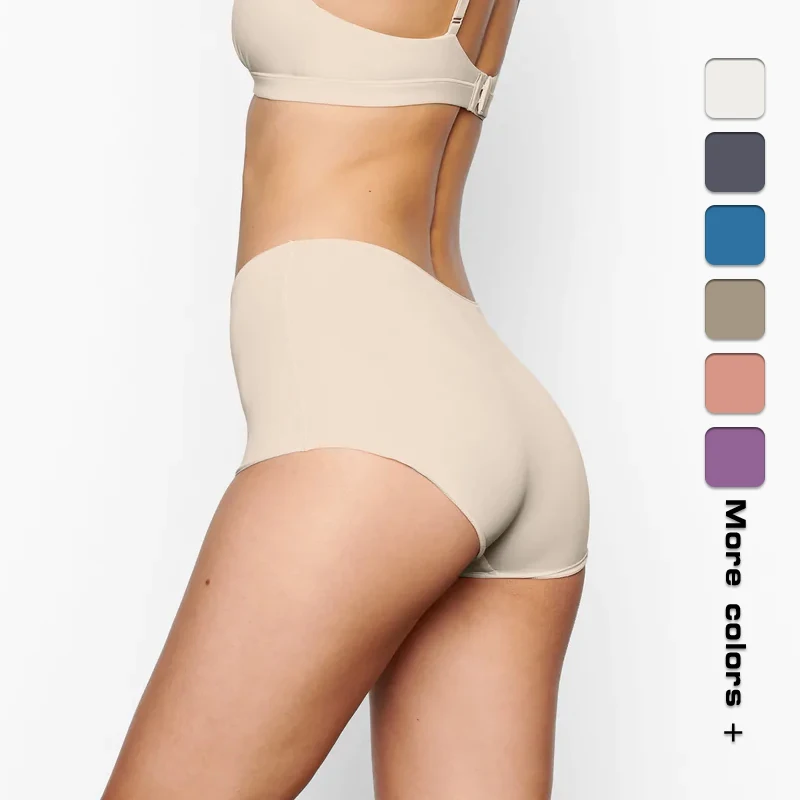 Customized High-Waist Full Coverage Boy Short Buttery Soft Boxer Briefs Underwear