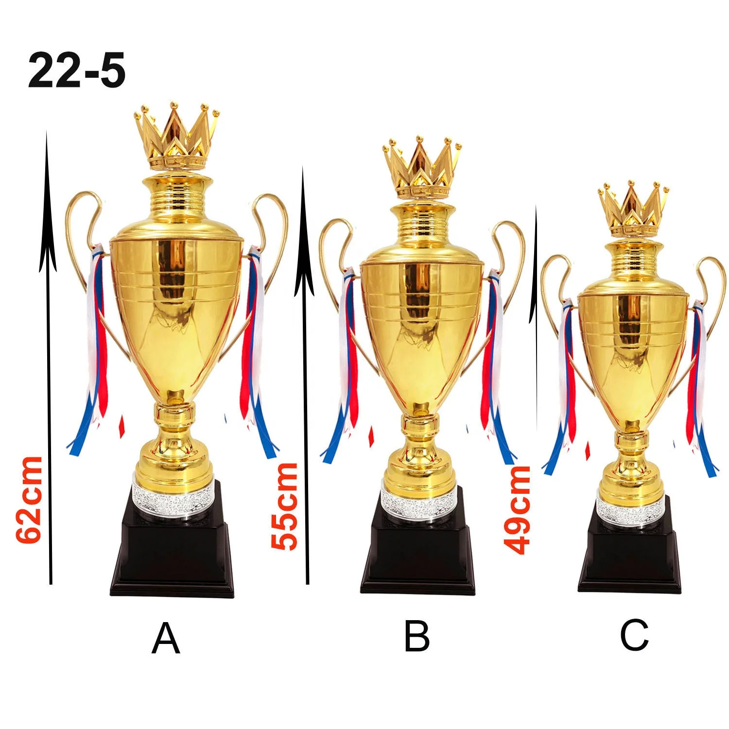 Trophy Cup Custom Logo Cheap Metal Soccer Sport Awards Trofeos Deportivos Wholesale China Trophies Metal Football Cups Trophy