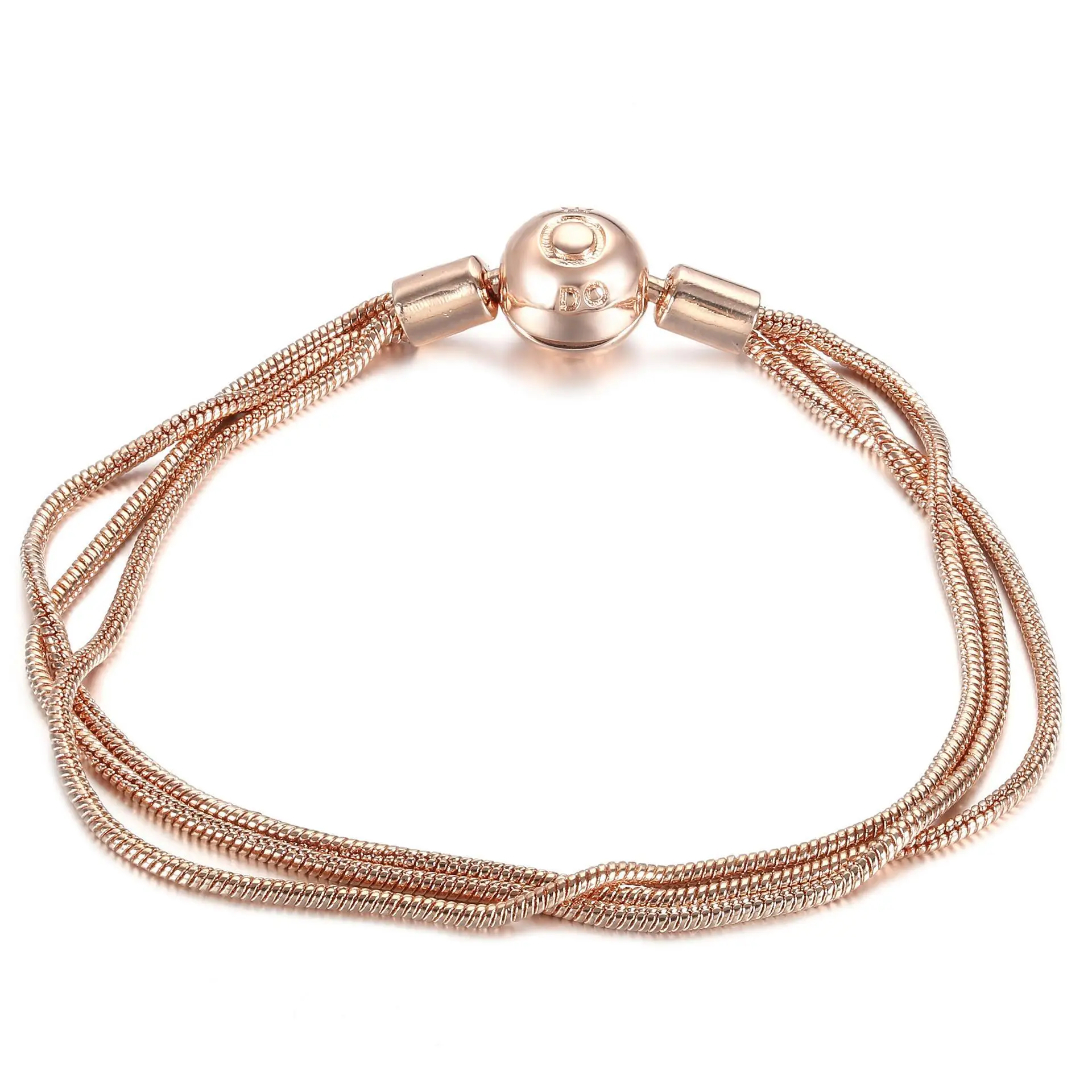 
100% 925 Sterling Silver snake chain Fits Charms Beads Bracelets Fashion Diy Jewelry Making 