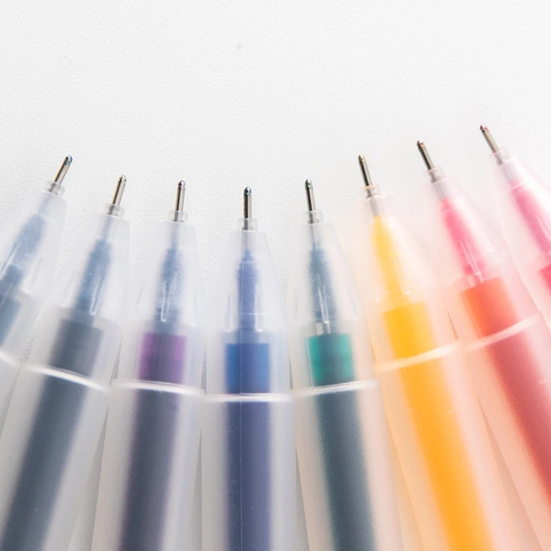 
Fancy Ink Pens Rainbow Gel Ink Pen 8 Colors Gel Ink Pen 