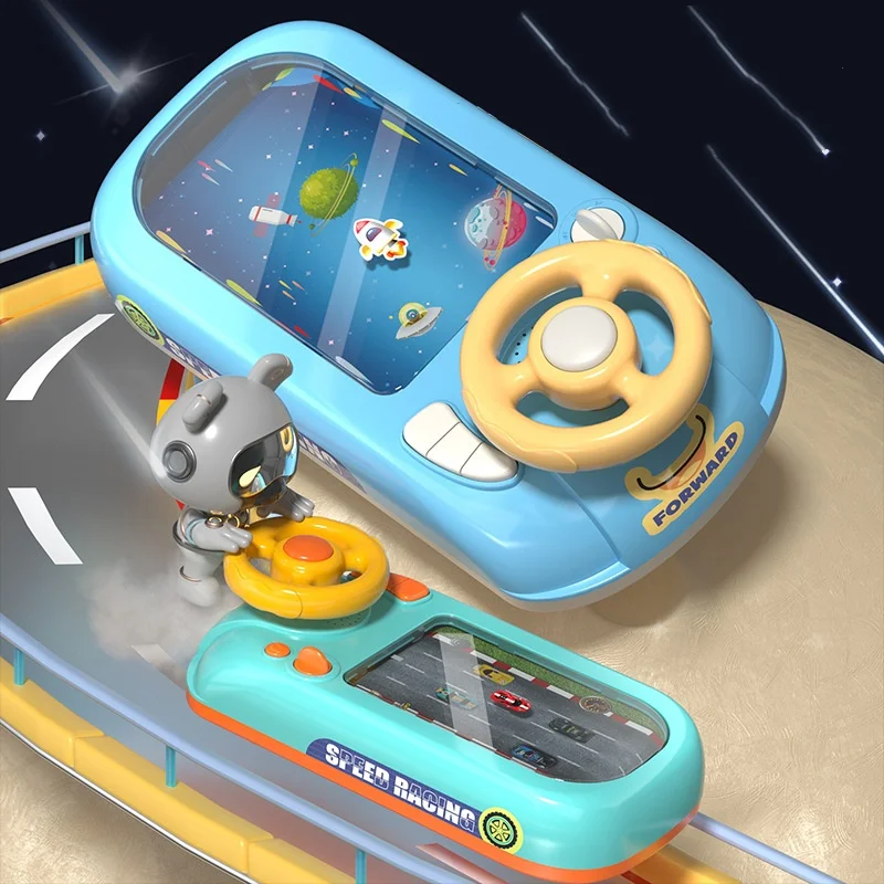 Игрушечная детская гоночная игра игрушка на рулевом колесе колесах