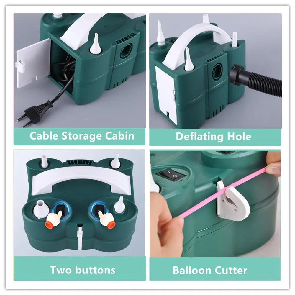 Balloon Pump Multifunctional Electric blower Pump  for Latex 260q Foil Balloons Pool Float Air Mattress electric balloon pump