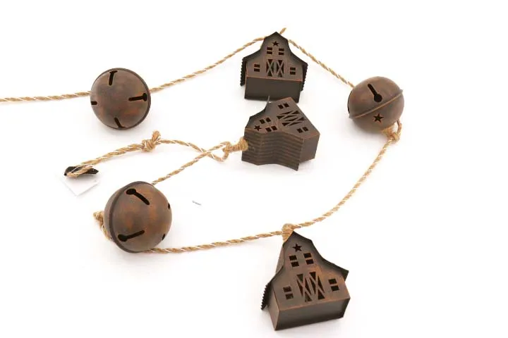 Valentines Party Gifts Wall Christmas Ball Hanging Decoration Brown Ball Banners Pom Pom Wool Felt Balls Garland