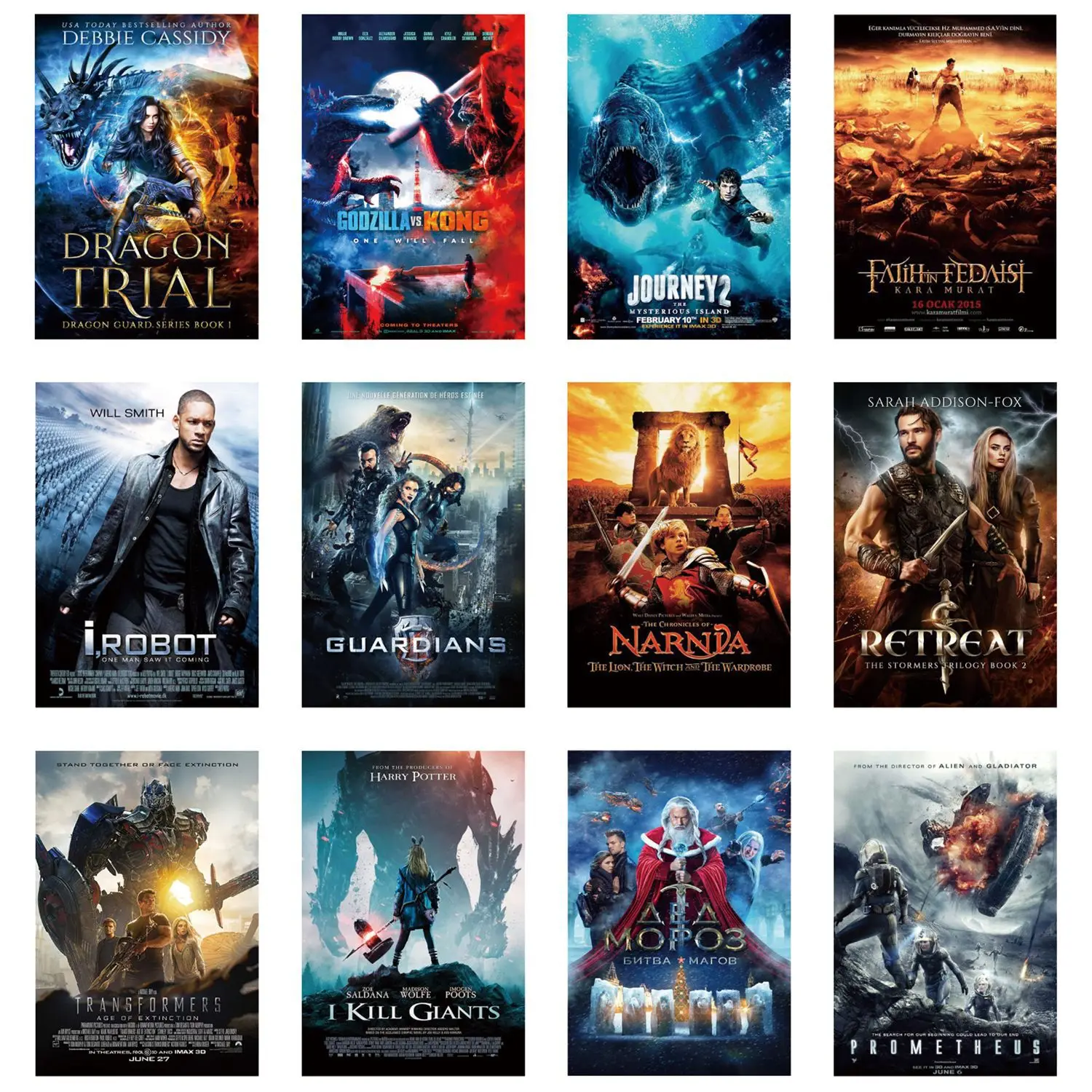 100PCS American and European cool popular singers actors classic movies posters