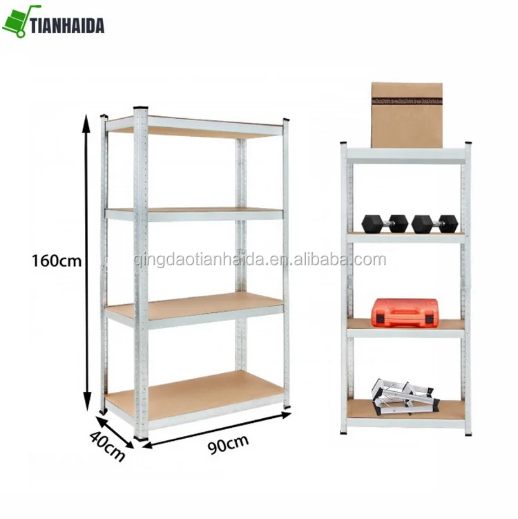 Wholesale Heavy Duty Garage Shelves Shelving 4/5 Tier Racking Boltless Storage Shelf Unit
