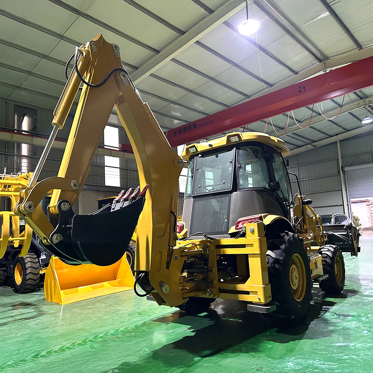 Chinese tractor New Backhoe Loader 4x4 Backhoe Price Mini Tractor Front End Compact Backhoe Loader With Excavator