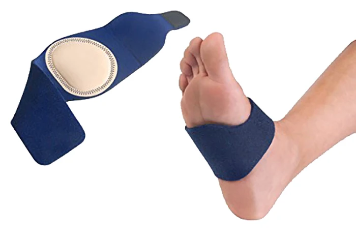 Hot selling amazon adjustable arch support brace plantar fasciitis strap with gel