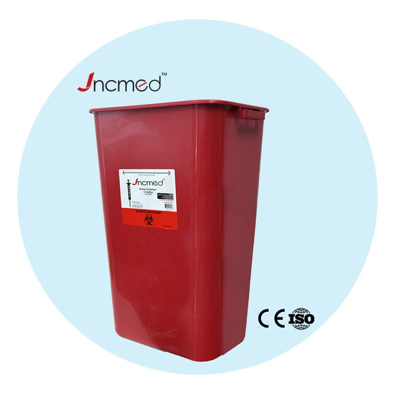 JCMED 11 Gallon Large Volume Clinic use sharp container  medical disposable sharps waste containers
