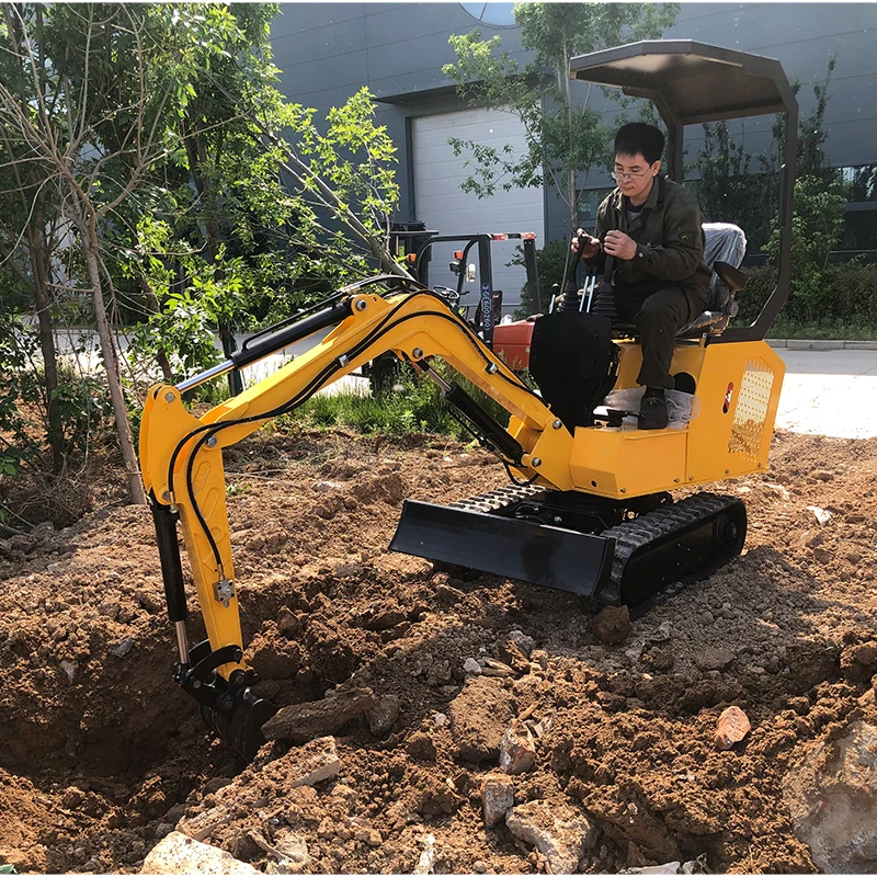 E.P Oil Cooler 50 Hp 1 Tone Agrotk Auger  Machine Mini Digger Cutting Edge Excavator Ground Driller In Indonesia