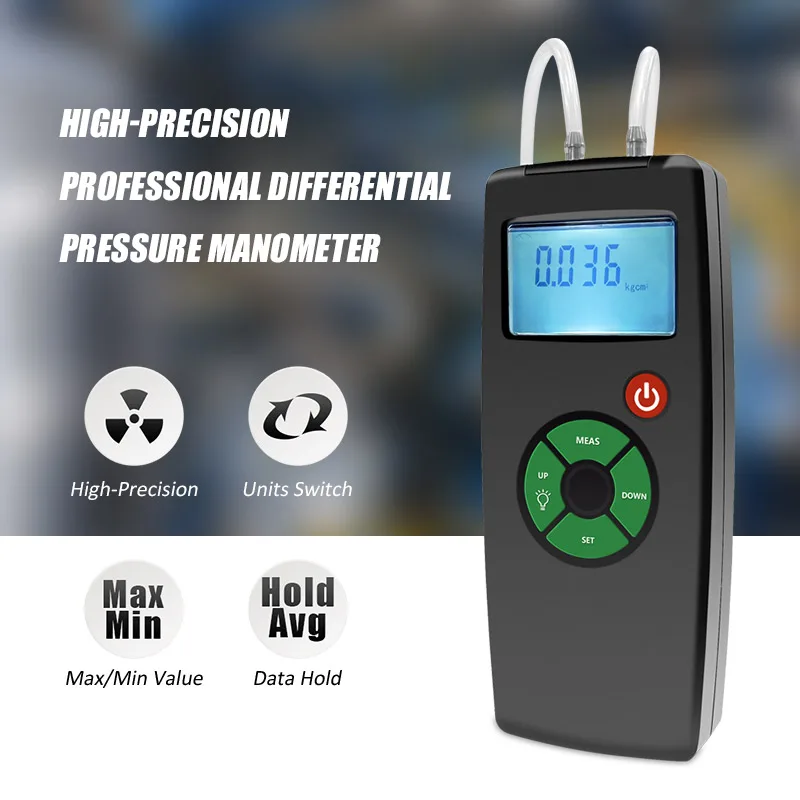 High Accuracy DX-P301 Digital Air Pressure Gauge Vacuum Pressure Gauges Calibration For Air Condition