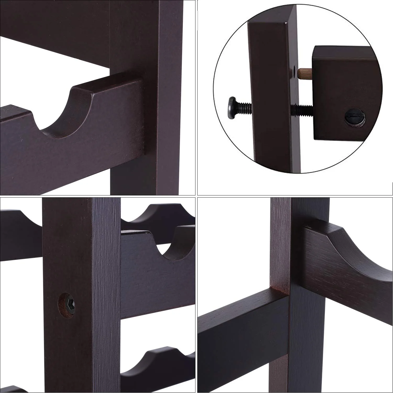 Wine Storage Rack Holder Wooden
