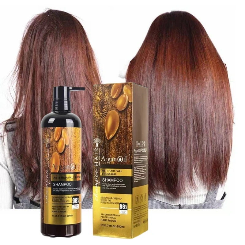 MOQ 100pcs Custom Logo Organic Argan Oil Nourishing Hair Shampoo and Conditioner Set Unisex Adults Deep Cleansing Vanicream Set