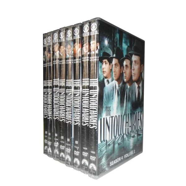 The Untouchables The Complete Series 31 Discs Factory Wholesale DVD Movies TV Series Cartoon Region 1 DVD Free Shipping