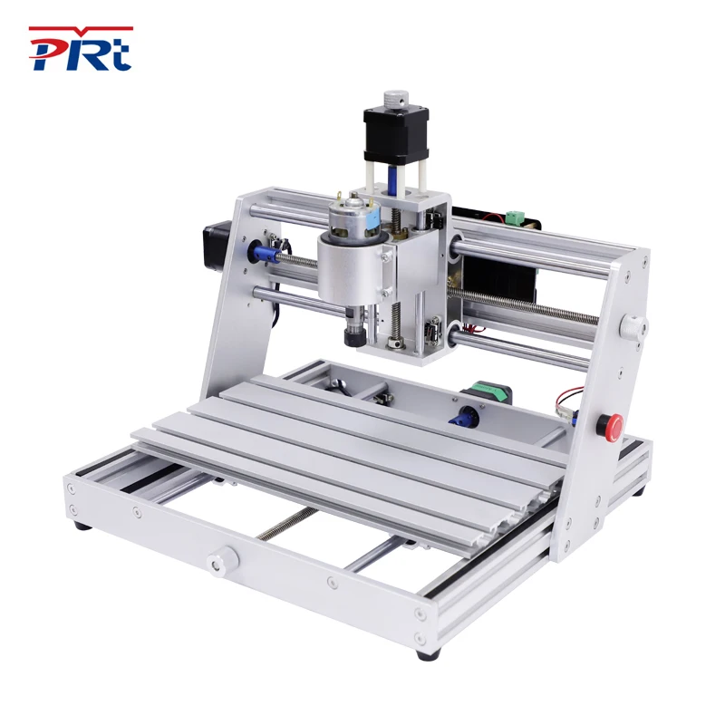 PURUITEKEJI Aluminum CNC 3018 pro New Engraving Machine Router DIY Engraver CNC Laser for wood pvc bamboo MDF Metal leather