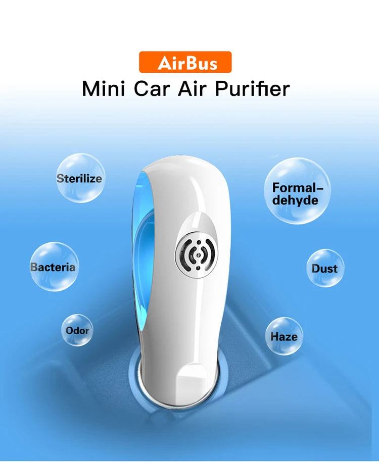 High Quality Factory Price portable car air purifier for car ionizer