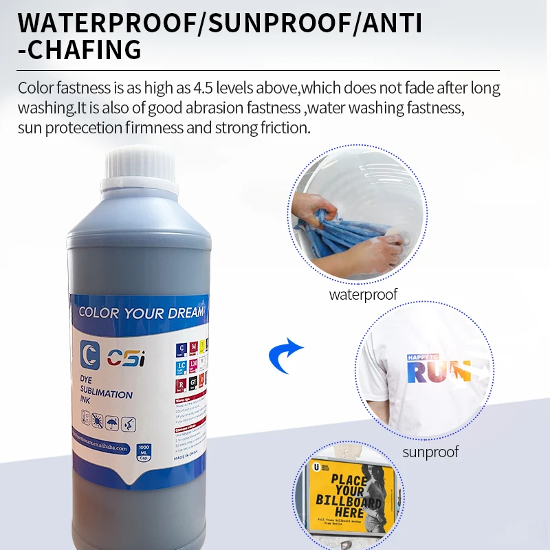 Wholesale High Concentration Heat Transfer Printing Dye Sublimation printing Ink For I3200 Printhead Sublimation Printer