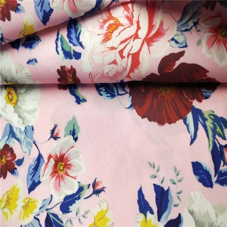 
wholesale twill peach skin 100% polyester microfiber printed swimming shorts fabric cheap price 