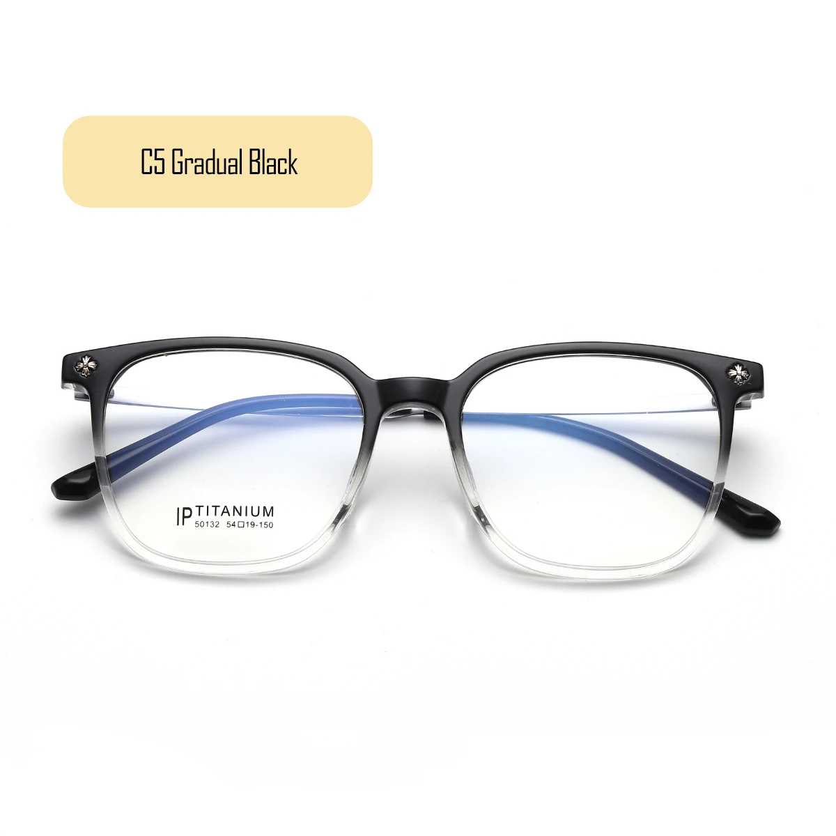 Eyeglasses Frames fengchao Manufacturer Vintage TR90 Titanium Eyeglass Frame Unisex Rectangle Blue Light Filtering Reading Frame