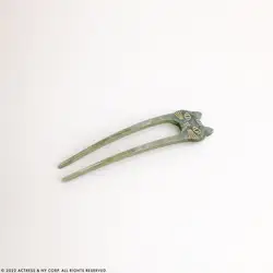 Handmade Acrylic Cat Hair Bun Holder Minimalist Modern Hair Pick for Thin and Thick Hair