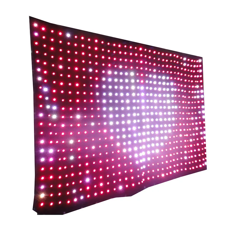 wedding stage decoration p3 p5 p9 p18 indoor led ceiling drapes light decoration wedding led fabric curtain