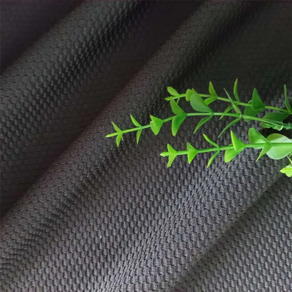 polyester jersey air mesh soft woven sport fabric for cycling football shirt