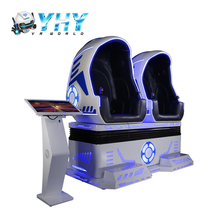 China 9D VR 2 seats Virtual Reality Vr arcade Games machine Egg Cinema Chair 9D Vr Simulator