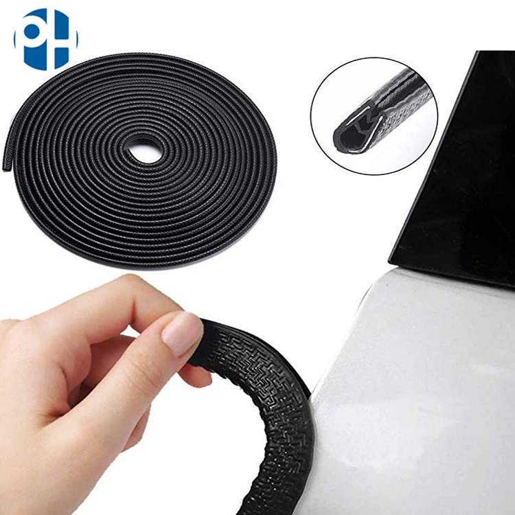 Защита кромок автомобильных дверей U-образная отделка резиновое уплотнение протектор защита автомобиля для большинства автомобилей 16 футов (5 м
