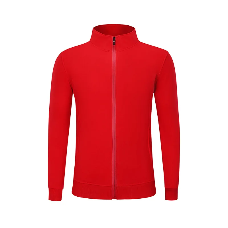 2022 New OEM wholesale stand collar zipper sweater 500 gsm hoodie high-quality Long sleeve Plush fitness hoodies
