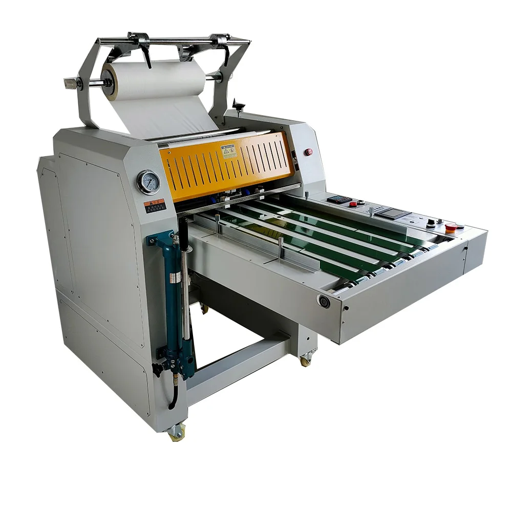 Factory price Automatic Cutting 390mm To 720mm Laminator Heating Tape Paper Table Laminating Machine