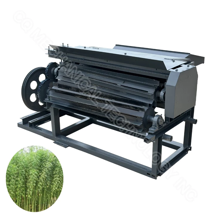 Hemp decorticator sisal fiber production machine hemp automatic decorticator