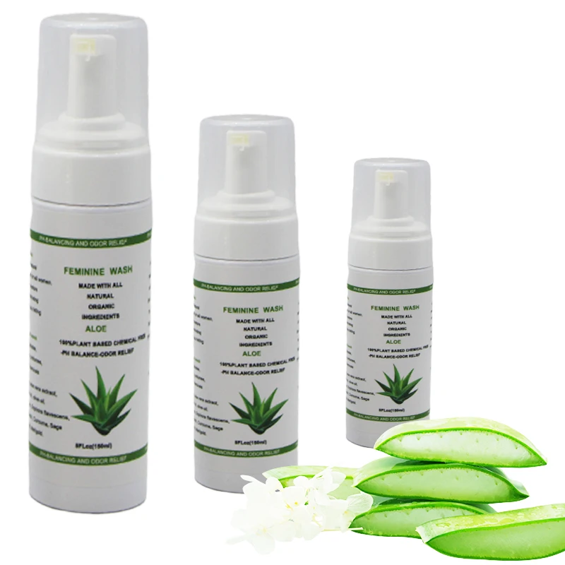 Feminine Washes Vaginal Private Label Foam Organic Coconut Oil Gynepro Materials Yoni Wash