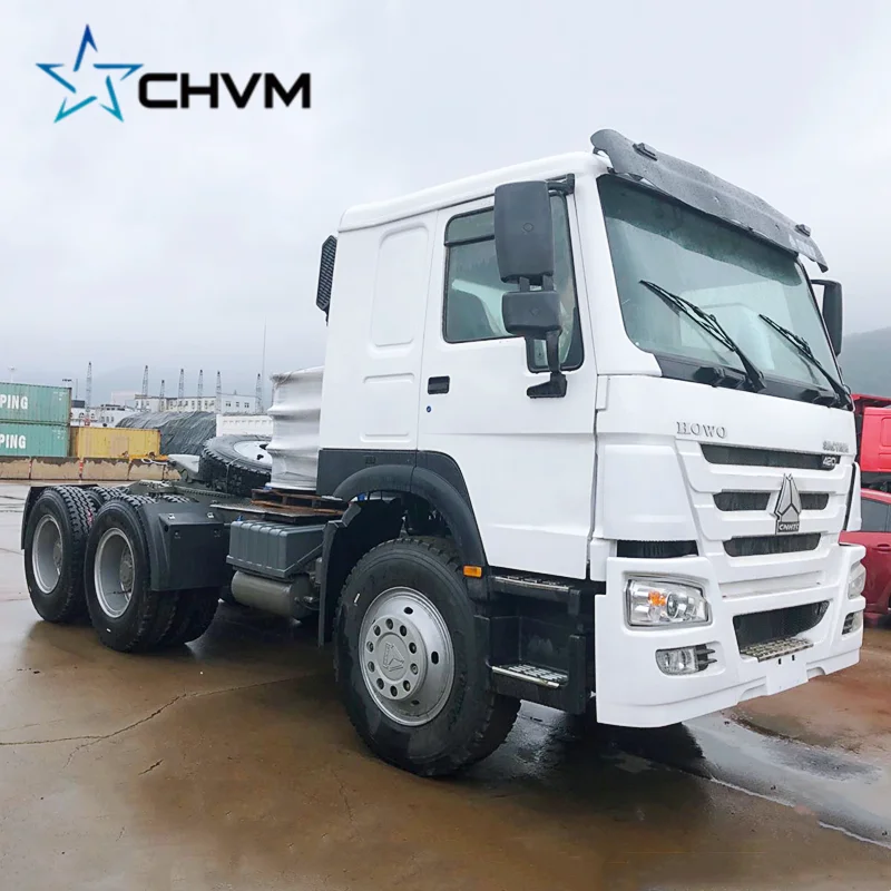 Second Hand Truck 6x4 Used Sinotruk Howo 375HP Diesel Tractor Truck For Sale