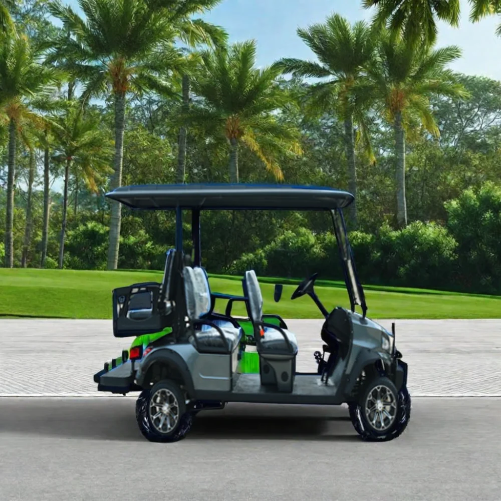 Tong Cai 72V Luxury Chinese Best 6-Seater Mini Gasoline Powered Bumpers Cheap Electric Buggies  cheap Electric Golf Carts