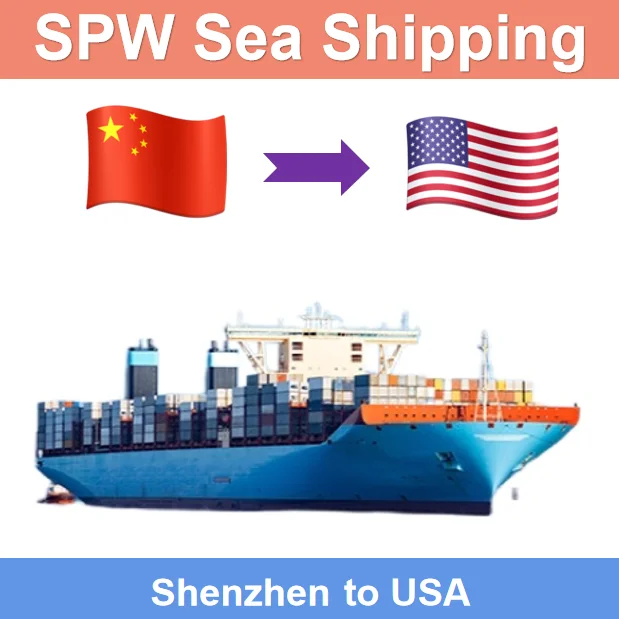 Sea Freight Shipping From Shenzhen China to USA Kansas City/Louisville/Memphis Tn/St Paul by Door to Door and Customs Clearance