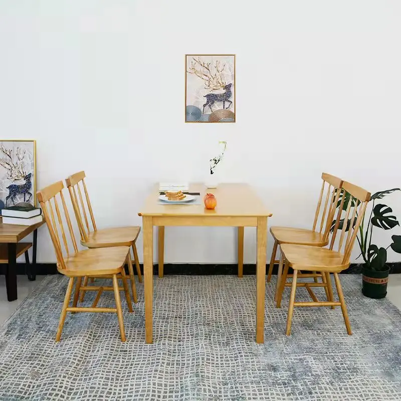 China Supplier Wholesale Home Kitchen Furniture Soild Wood Dining Chair
