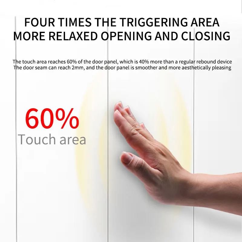 Zuogang Kitchen Cabinet Door Opener Buffer Door Closer Hotel Bathroom Cupboard Soft Close Door Damper System Fittings