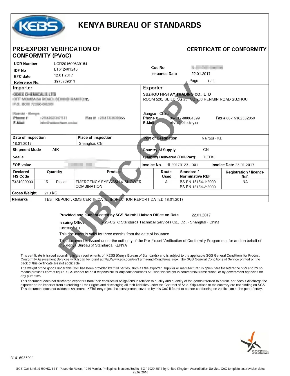 blue plastic portable eyewash stations