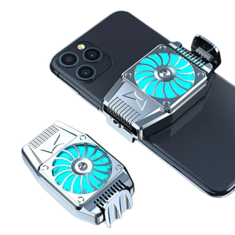 Smart Phone Cooler Gamer Mobile Phone Fan Cooling Pad Universal Cell Smartphone Cooler with Fan Cooling Fan Radiator