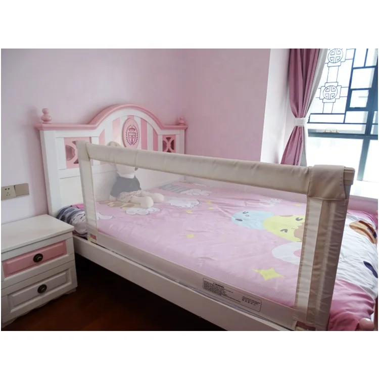 Safety Protection Baby Bed Fence For Baby Guard Rail Lift and Adjustable Height Baby Bed Rails for Queen Bed