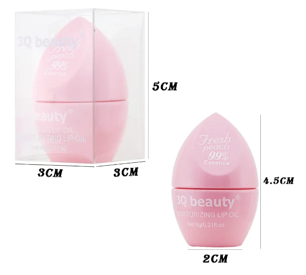 Бесплатный образец собственной этикетки увлажняющее глянцевое масло для губ фруктовый вкус розовое прозрачное масло для ухода за губами