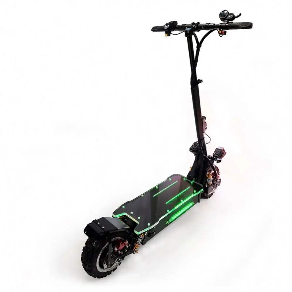Off Road All-Terrain 48V 20Ah Lithium Battery 2000W Motor Long Range Adult 2 Wheel IP54 Waterproof Folding Electric Scooter