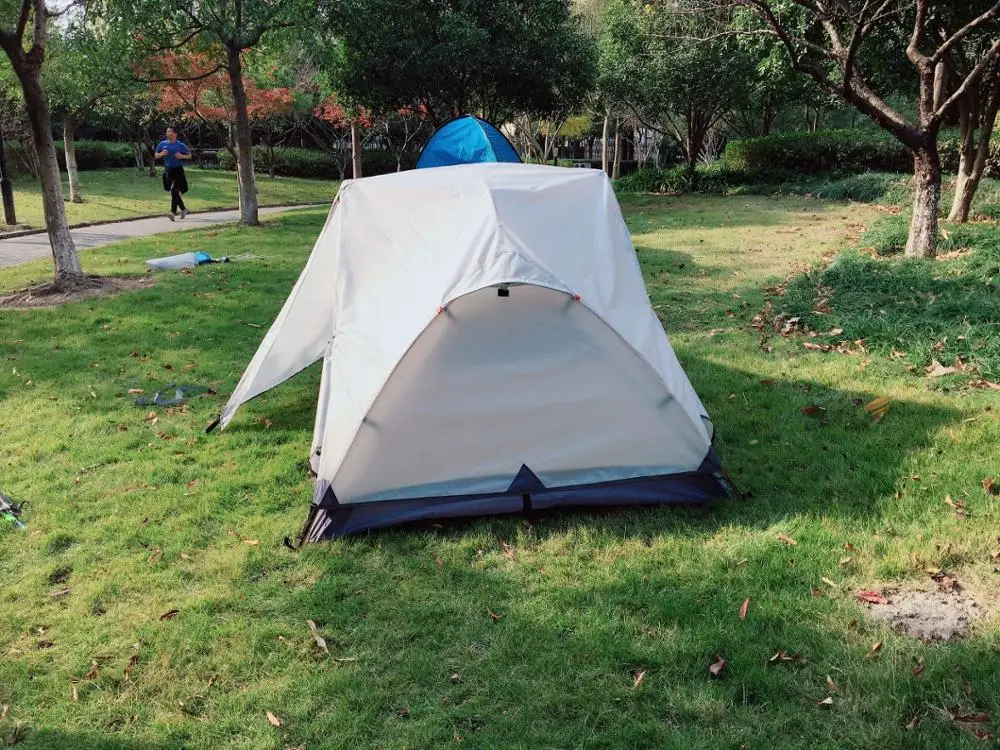 High-end Ultralight Double Layer 2 Person Waterproof Backpacking Tent, CZX-204 breathable fabric MSR Tent come with footprint