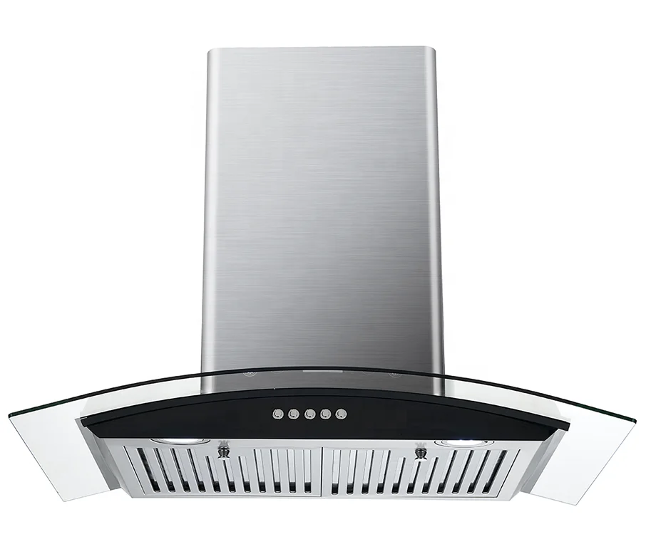 Cheap Price High Quality Range Hood European Type Cone Filter Oil Cup Kitchen Chimney Touch Screen Control Hood