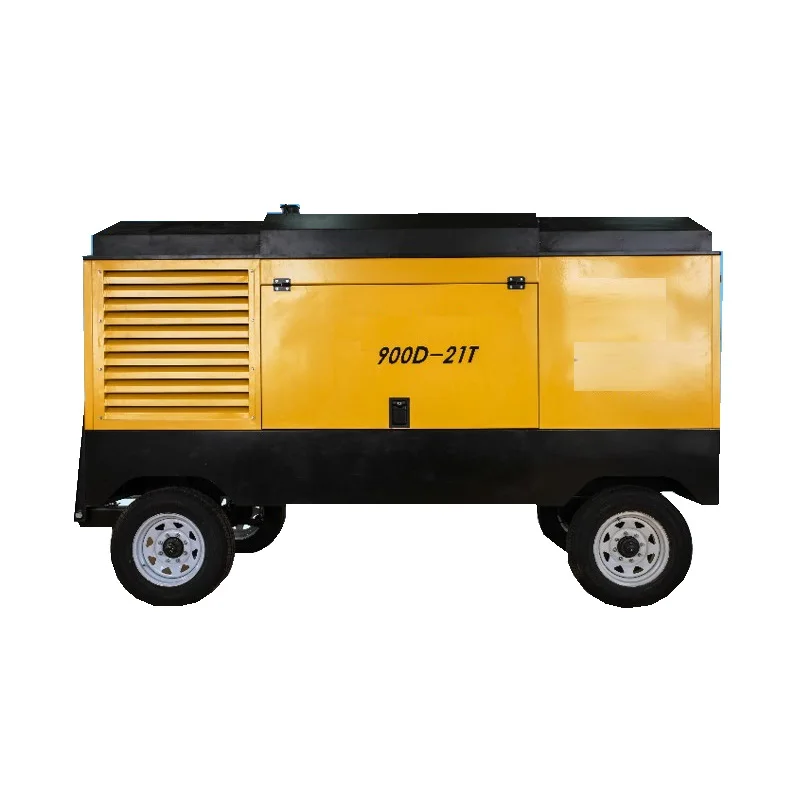 15m3 15bar screw type air compressor trailer for oilfield mining nitrogen generation