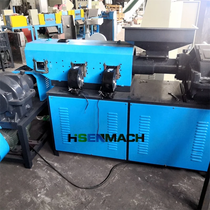 PP PE plastic recycling granulator machine screw
