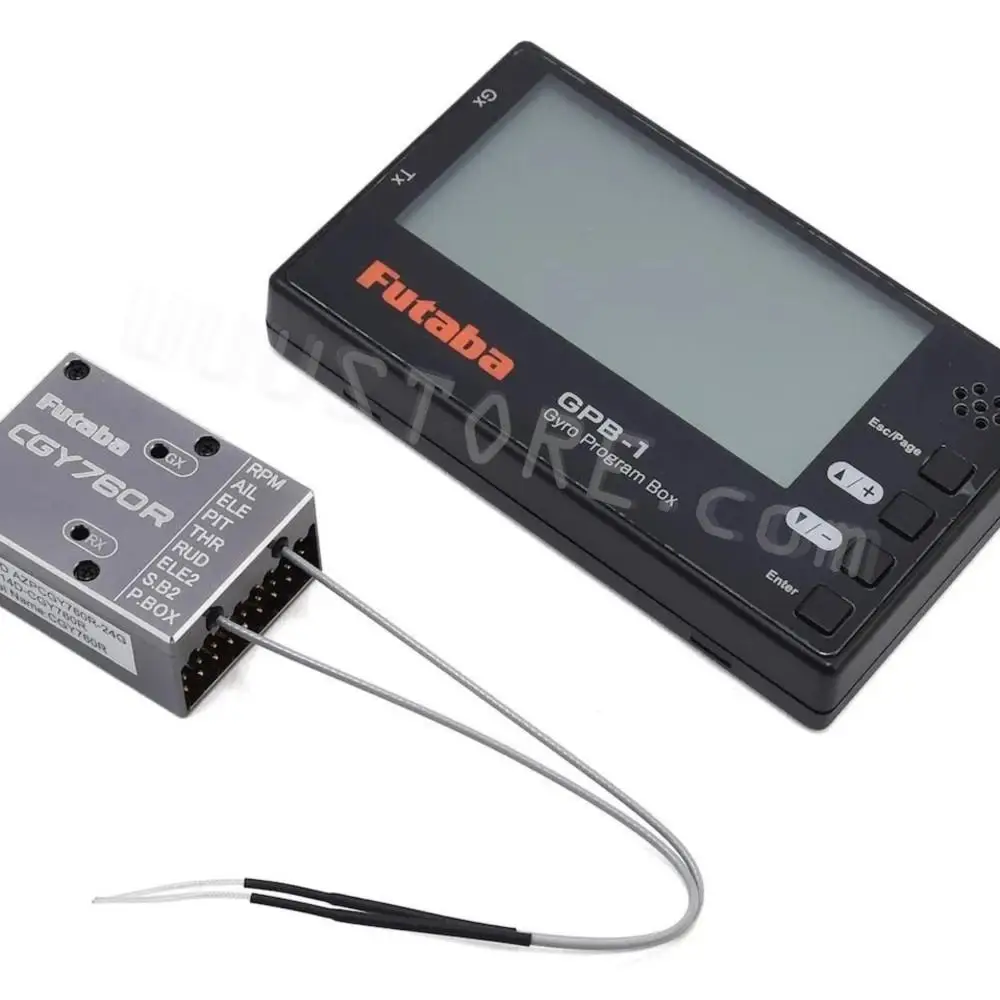 New Futaba CGY760R GPB-1 3-Axis Gyroscope With Receiving Function GPB-1 Setting Card For Aileron-Less Rc Model Helicopter