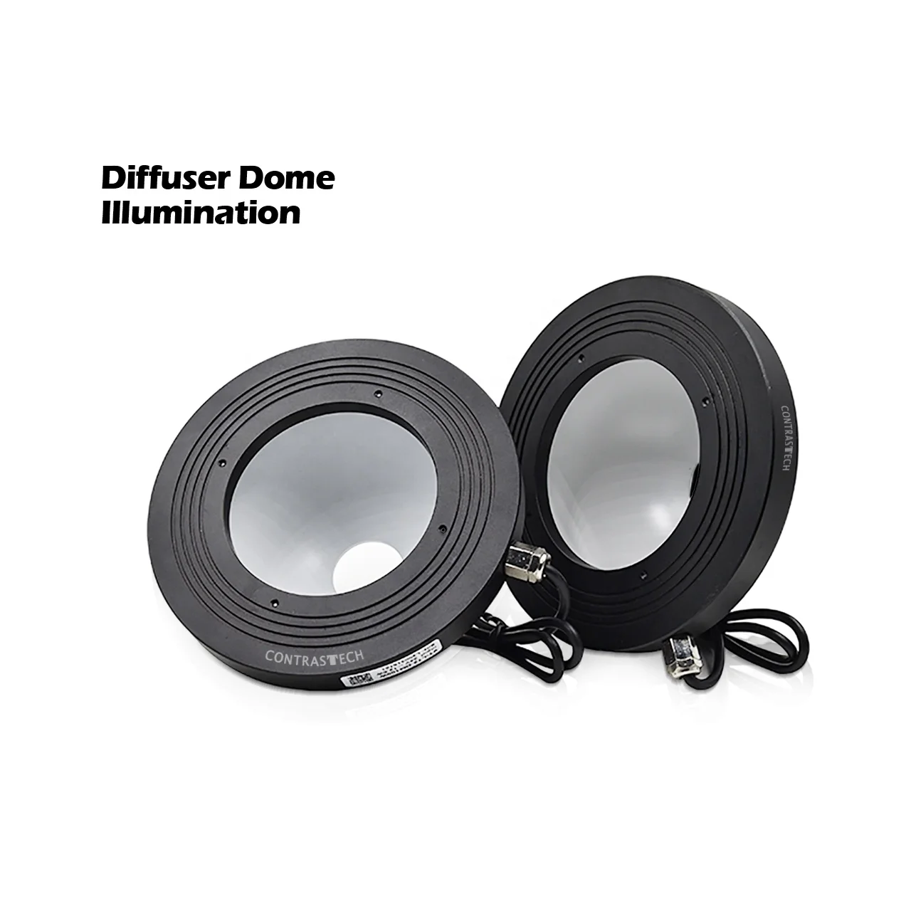 High density 24V Vision System Industrial Illumination Machine Vision Flat Dome Light For Curved Surfaces Inspection