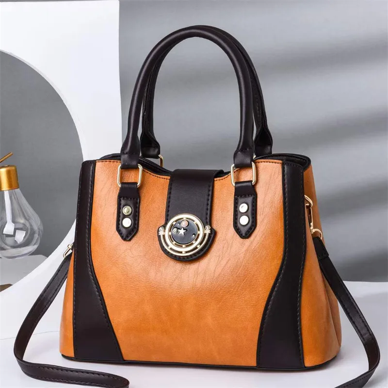 Luxury Leather Bag Designer Luxury Handbags For Women 2024 New Fashion Luxury Large Capacity Handheld One Shoulder Crossbody Bag