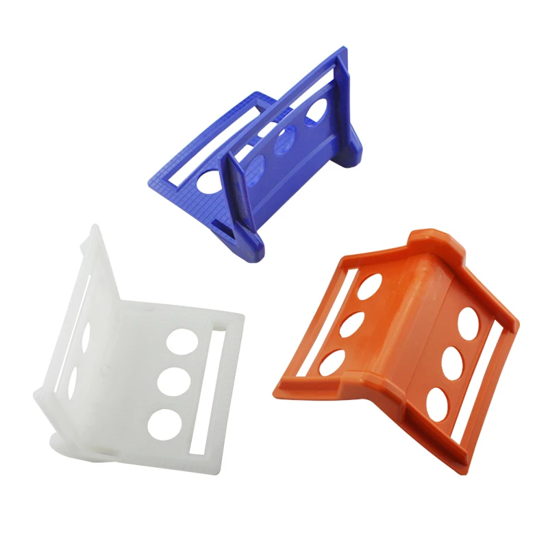 OEM customized 4 inch 6 holes Plastic Corner Protector PP Material